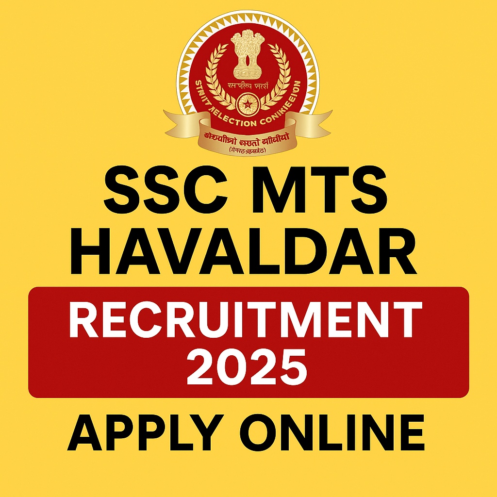 SSC MTS & Havaldar Recruitment 2025:
